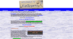 Desktop Screenshot of fishreports.net
